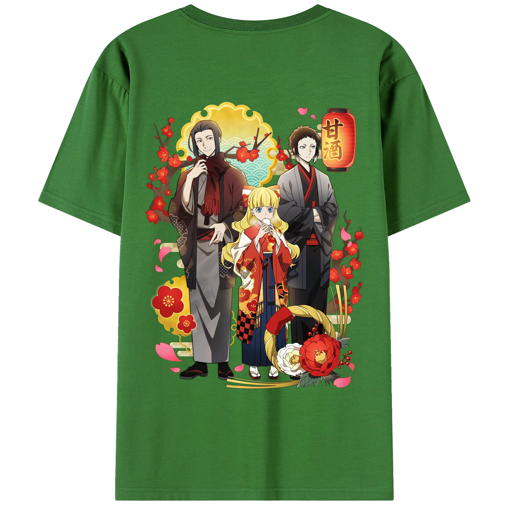 （画像用） 文豪ストレイドッグス Bungo Stray Dogs レディース半袖Tシャツ(バックプリント)